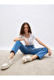 High Rise Straight Fit Faded Jeans - 6