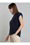 Striped Short Sleeve Top with Ruched Detail - 4