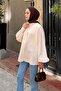 Balloon Sleeve Shirt Stone - 2