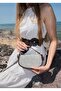 Brown Women's Half Moon Model Hand and Shoulder Bag - 7