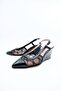 Women's Genuine Leather Wedge Heel Shoes - 4