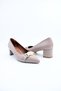 Women's Genuine Leather Heeled Shoes - 3