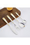 24-Piece Stainless Steel Cutlery Set Silver/Gold - 7