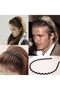 Metal Comb Sports Band Long Hair Headband Black For Men and Women, One Size - 4