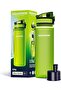 City Bottle 500ml Green | Travel Water Bottle with Activated Carbon Filter | Filters Chlori