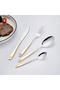 24-Piece Stainless Steel Cutlery Set Silver/Gold - 5