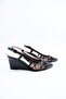 Women's Genuine Leather Wedge Heel Shoes - 2