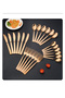 24-Piece Stainless Steel Cutlery Set Rose Gold - 3