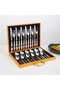 24-Piece Stainless Steel Cutlery Set Silver/Gold - 4