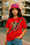 Super Cat Kids Design Unisex Oversize T-Shirt