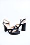 Women's Genuine Leather Heeled Shoes - 3