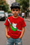 Cute Cat Kids Design Unisex Oversize T-Shirt
