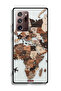 Samsung Galaxy Note 20 Ultra Protective Case Cover World Map Art - 3
