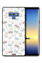 غطاء حماية لهاتف سامسونج جالكسي نوت 9 بتصميم أرنب وفراشات