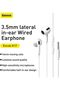 Encok H17 Wired Earphones With 3.5mm Plug, In-Ear Lightweight Wired Earbuds With Microphone a - 6