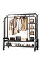 Multi Function Double Pole Clothes Stands & Shoe Racks