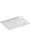 Black Base Rectangular 6-Compartment Food Containers with Lids – Pack of 5 - 8