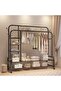 Multi Function Double Pole Clothes Stands & Shoe Racks - 3