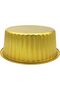 4000 ml Golden Aluminium Round Food Container with Lid – 1 Pc | Extra-Large Disposable - 9