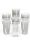 Clear PET Plastic Cups – 10 oz | 50 Pack | Crystal Clear Disposable Cold Cups for Juice - 6