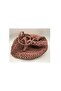 Red Brown Paper Thread Hand Bag