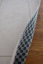 Decorative Digital Printed Black Non-Slip Base Prayer Rug Prayer Rack 75x120 - 5