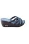 2027 Black Skin Filled Sole Comfort Casual Daily Slippers - 5