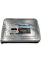 5-Section Black Base Food Containers with Lids – 5 PCS - 5
