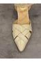 Nish Handmade Genuine Leather Knitting Model Stylish Comfortable Heel Shoes Suitable for Day and Night Use - 5