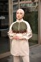 Hijab Tracksuit Set with Zipper, Double Set - Bottom and Top Set - 2
