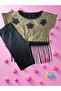 Bottom Top Summer Girls' Two-Piece Suit Tassel Short Top Below the Knee Lycra Combed Cotton Thai. - 4