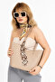 Women's Hand and Shoulder Bag with Stylish Accessory Detail - 6