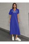 Women's Plus Size Charming Soul Printed V-Neck T-Shirt Dress/Tunic - 2