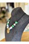 Green White Gold Murano Glass Beads Necklace - 4