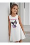 Girl's Sleeveless Kuromi Printed Short Dress