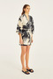 Patterned Linen Kimono - 3