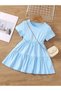 Short Sleeve 3 Piece Children's Dress