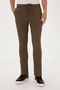 Men's Slim Fit Mink Canvas Trousers 50300436-Vr052 - 2