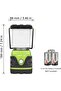 1000LM Battery Powered LED Camping Lantern, 2 Packs, Waterproof Tent Light with 4 Light Modes - 9