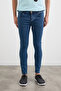 Zippered Skinny Jean Trousers - 6