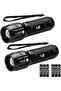 LED Torch, Battery Operated Flashlight, Super Bright, Pocket Size Handheld, Lightweight, Suit - 2