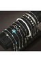 Vip 10 Piece Bohemian Style Starfish Metal Anklet Set - 2