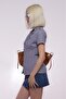Cobalt Blue Gingham Women's Shirt Mg2359 - 7