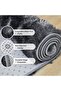 Area Rug for Living Room, Tie-Dyed Beige Soft Fuzzy Plush Indoor Carpets for Bedroom - 6