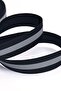 10 mm 5 m Reflective Webbing Strip Tape with Black Reflectors - 2