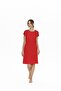 Us Polo 100% Cotton, Women's Wide Round Neck, Drawstring Waist, Short Sleeve, Midi Nightdress