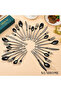 30-Piece Stainless Steel Cutlery Set Black - 3