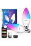 BC1 AI Smart Bulb E14, Music Sync Bluetooth & WiFi Bulb, Voice Control Small Screw Bulb, AI Li