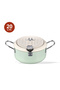 Household 304 Stainless Steel Fryer, Temperature-Controlled Fryer with Thermometer 20CM - 2