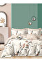 * 4-Piece Printed Duvet Cover Set, Single Size 160x220cm, Microfiber, (Whitout Filler).